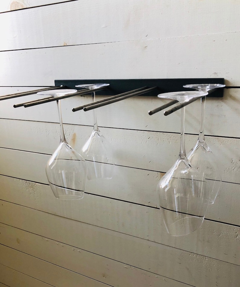 Wine Glass Rack Wine Glass Rack Wall Mounted Wine Glass Rack Etsy