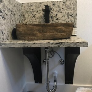 Bathroom Sink countertop supports