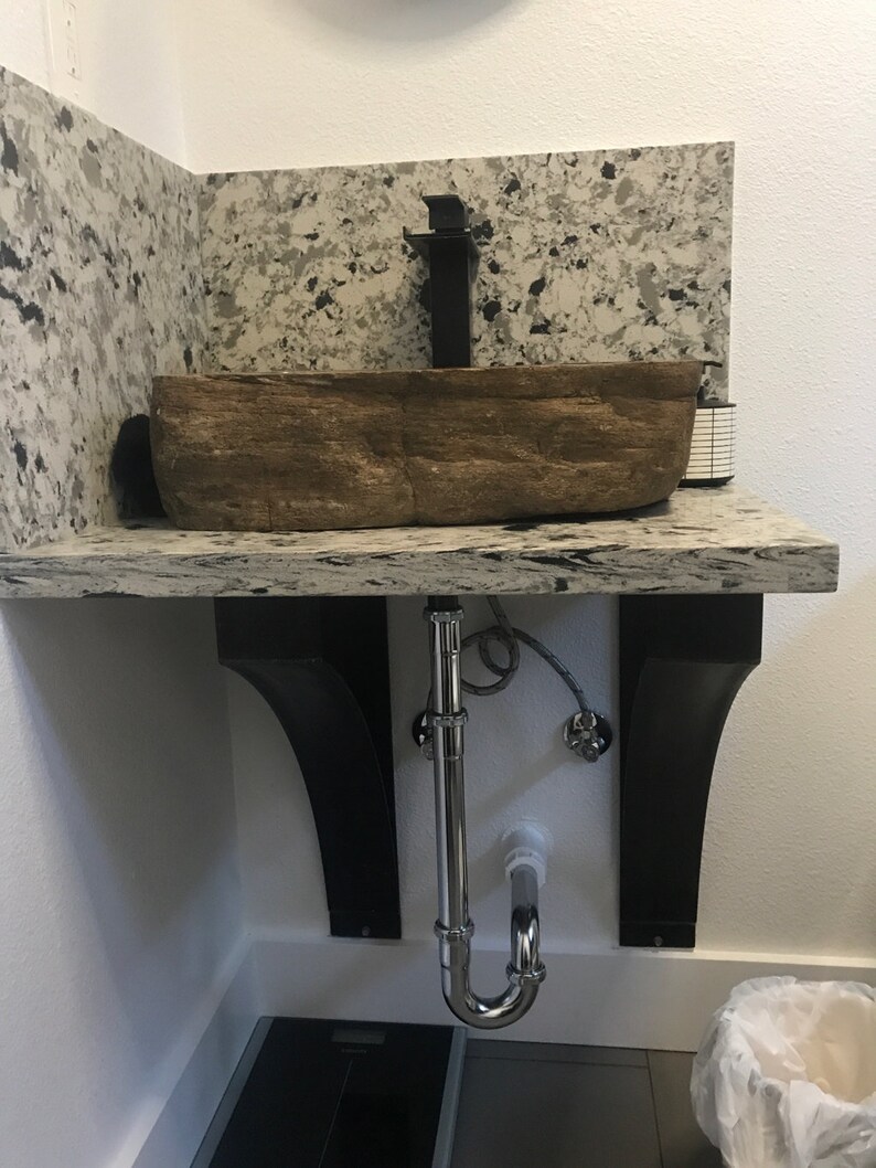 Bathroom Sink countertop supports