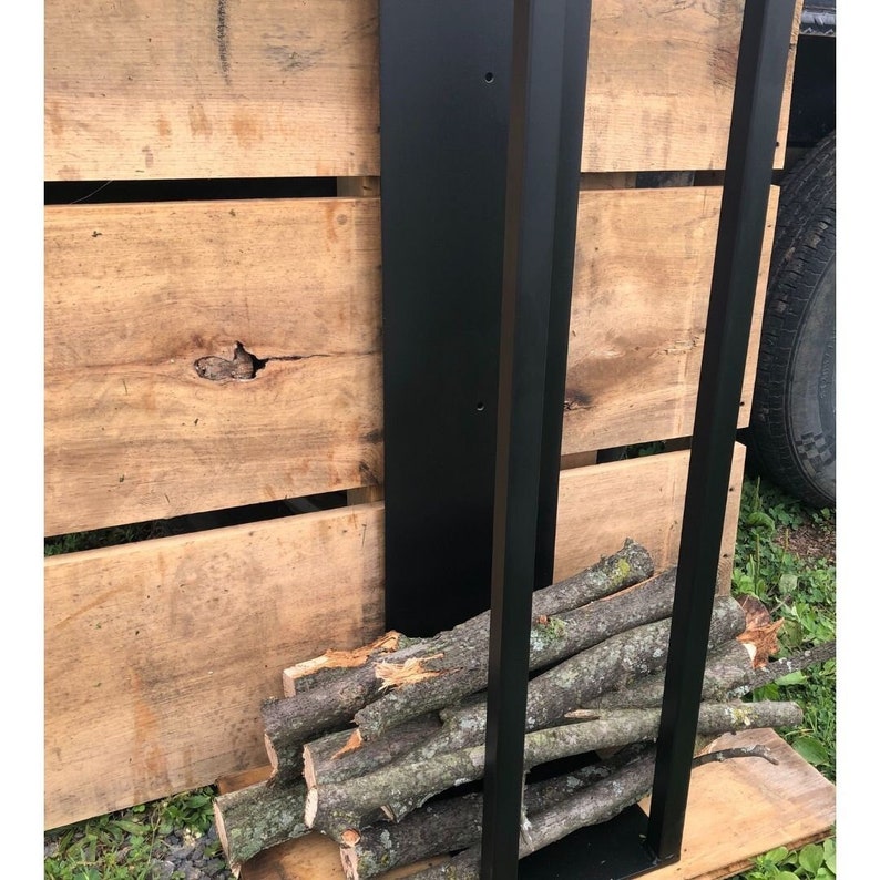 modern firewood holder