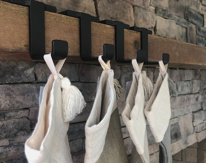 Christmas Stocking Mantel Holder, Stocking Hanger, Stocking Holder For Mantle, Stocking Holder, Christmas Decor, Mantel Stocking Holder