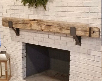 Rustic Mantel Support SOLD INDIVIDUALLY Fireplace Mantel - Etsy.de