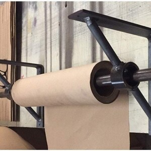 Soporte de estante metálico de estilo industrial con anillo circular para montaje en pared, herrajes rústicos para baño y decoración de estantes de cocina imagen 13