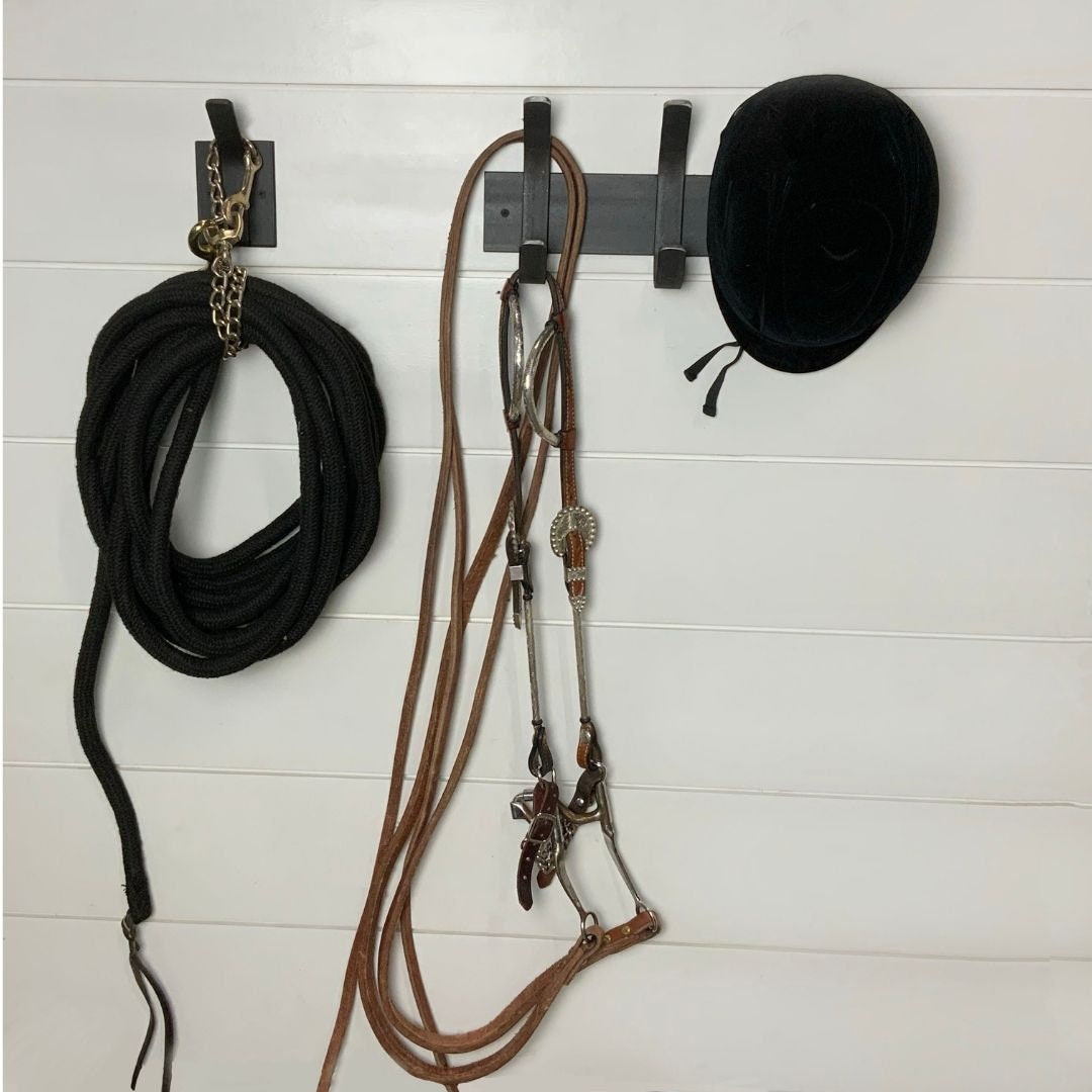 Horse tack hook hook rack hook hangers bridle bracket Etsy