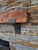 Fireplace Mantel Bracket, SOLD INDIVIDUALLY, Mantel Decor, Rustic Mantel, Mantel Shelf, Metal Shelf Bracket Industrial 