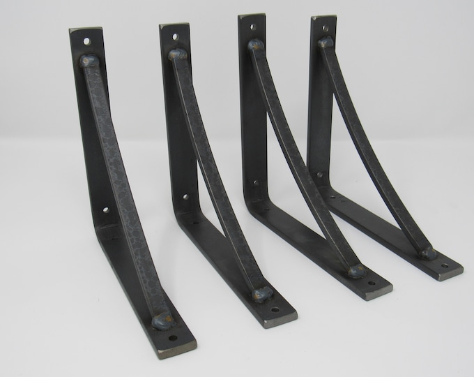 1" wide bracket with 1/2" wide curved support bar- SOLD INDIVIDUALLY