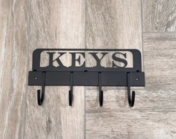 Handcrafted Metal Key Rack: Stylish and Functional Key Organizer for Your Home