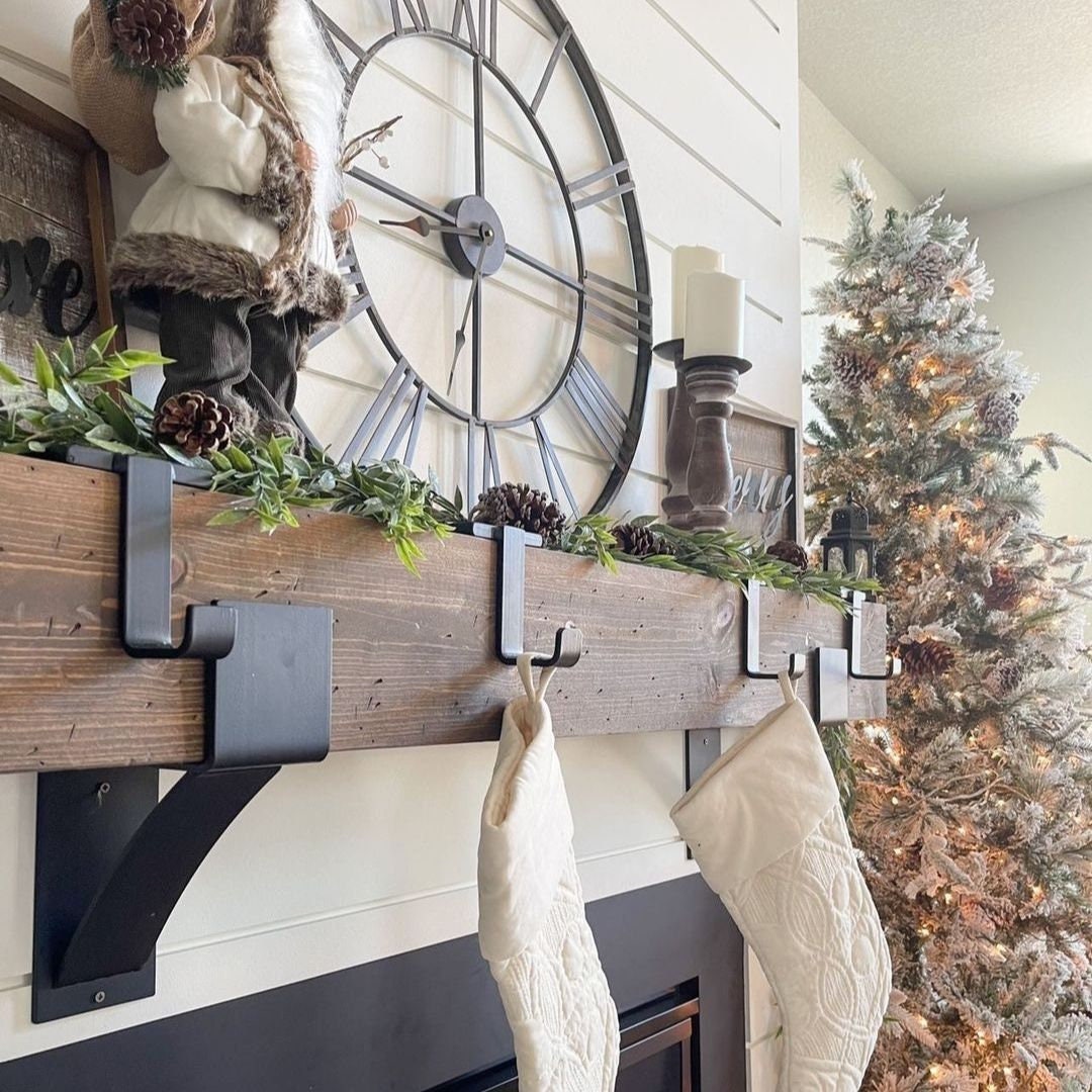 Christmas Stocking Holder, Stocking Hanger, Stocking Holder For Mantle, Stocking Holder, Christmas Decor, Mantel Stocking Holder, Home Decor