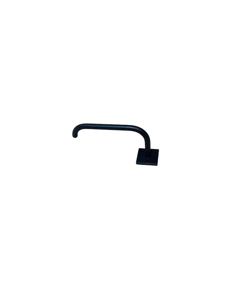The Mitz Toilet Paper Holder – Minimalist Steel Bathroom Hardware, Modern Wall Mount TP Holder, Farmhouse Bath Decor, Handmade USA image 10