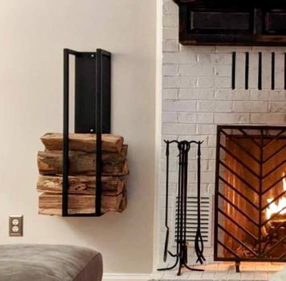 rangement bois de chauffage intérieur porte-bûche  Wood interior design,  Firewood storage indoor, Indoor firewood rack