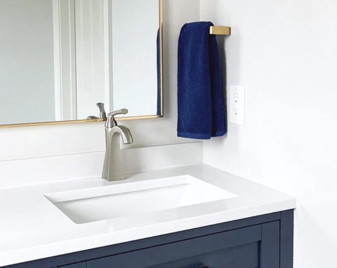 Towel Rack, Towel Bar, Towel Holder, Hand Towel Bar, Bathroom Hardware, Minimalist Hardware, Bathroom Accessories, Metal Towel Bar