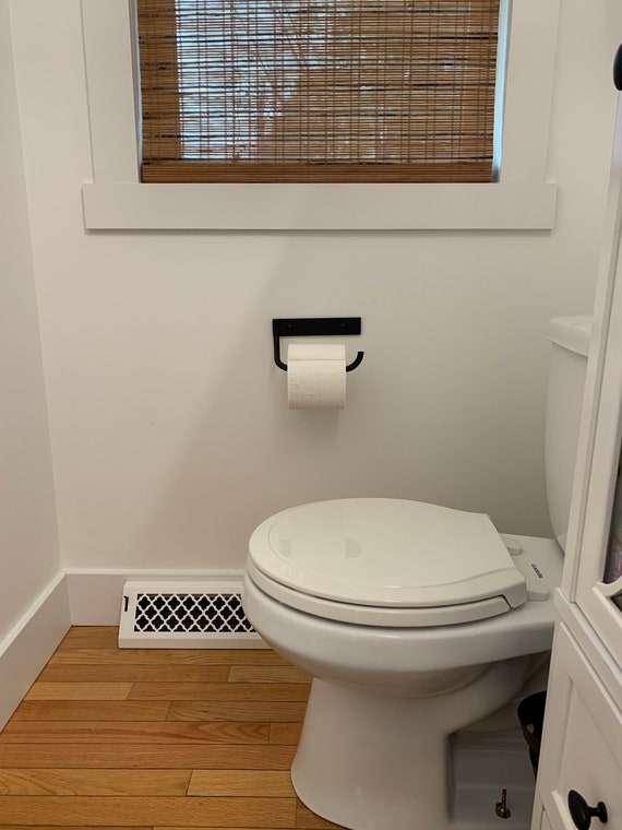 Hex Matte Black Wall Mounted Toilet Paper Holder + Reviews