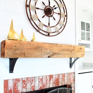 Heavy Duty Handmade Metal Bracket for Shelves and Mantels - 3-Inch Wide, 1/4-Inch Thick Steel - Custom Sizes and Finishes - Made in USA