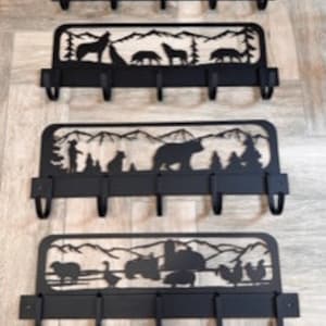 Rodeo Racks Handmade Steel Cowboy Coat Rack | Western Ranch Hooks, Rodeo Decor - Etsy