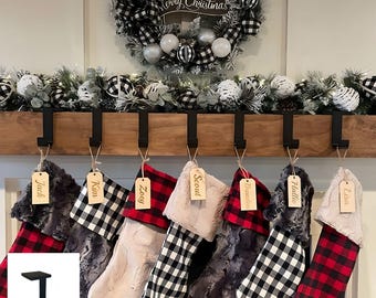 Christmas Stocking Holder, Stocking Hanger, Stocking Holder For Mantle, Stocking Holder, Christmas Decor, Mantel Stocking Holder, Home Decor