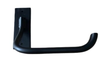 The Tully Toilet Paper Holder – Curved Steel TP Holder, Modern Bathroom Hardware, Wall Mount, Heavy Duty, Handmade USA