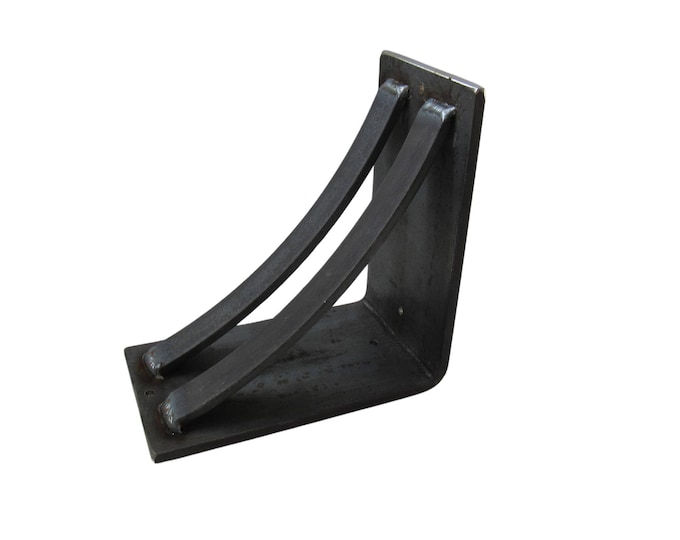 Double Support Shelf Bracket, SOLD INDIVIDUALLY, Shelving Unit, Modern Industrial Shelf Bracket, Shelf Support, Heavy Duty Shelving Bracket