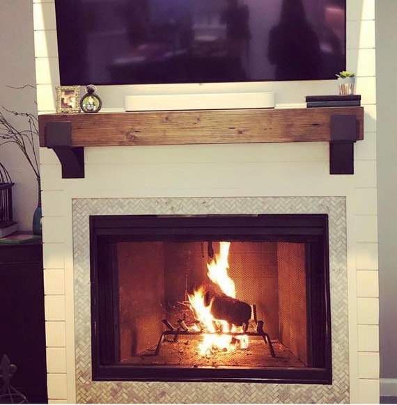 Fireplace Mantel Mantel Decor Rustic Mantel Farmhouse Etsy