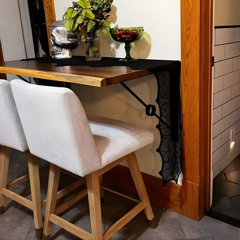 Soporte de estante metálico de estilo industrial con anillo circular para montaje en pared, herrajes rústicos para baño y decoración de estantes de cocina imagen 11