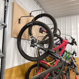 Bike Rack, Bike Accessories, Wall Mount Bike Rack, Road Bike Wall Mount, Bike Storage, Bike Organizer, Minimal Bike Wall Hanger, Fat Bike