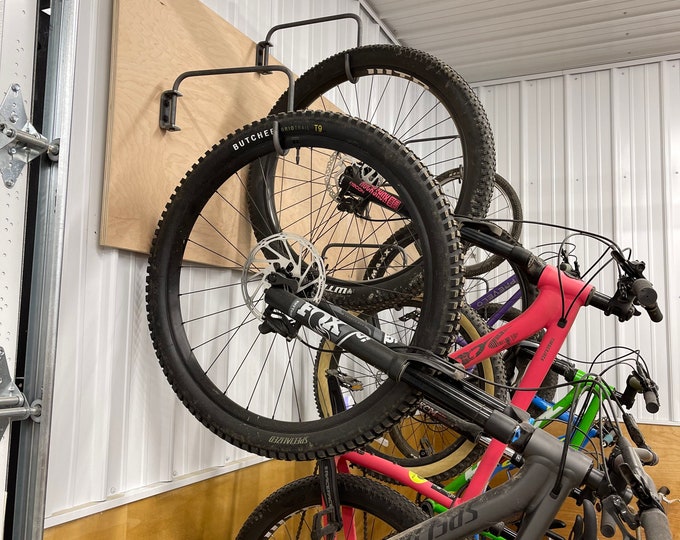Bike Rack, Bike Accessories, Wall Mount Bike Rack, Road Bike Wall Mount, Bike Storage, Bike Organizer, Minimal Bike Wall Hanger, Fat Bike