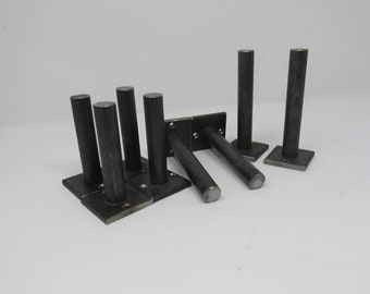 Minimalist Single Peg Floating Shelf Brackets - Modern Wall-Mounted Support for DIY Shelves