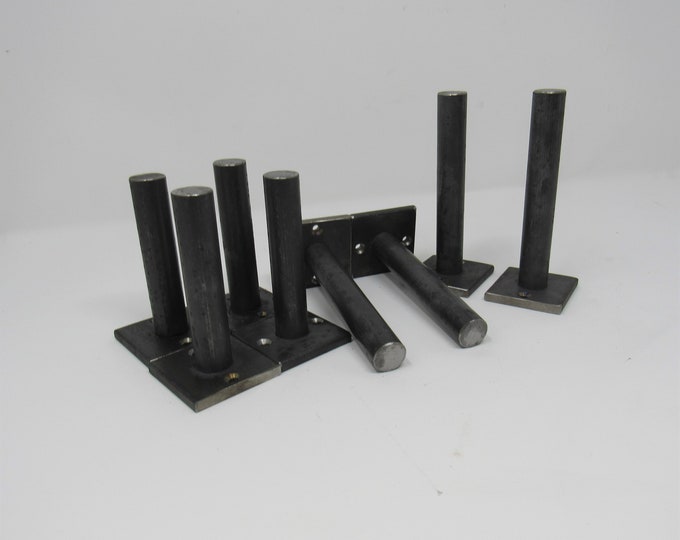Minimalist Single Peg Floating Shelf Brackets - Modern Wall-Mounted Support for DIY Shelves