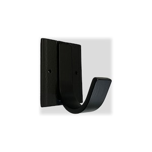 The Dublin & Galway J Hook – Heavy Duty Steel Wall Hook, Modern Farmhouse Decor, Coat Hanger, Towel Hook, Handmade USA