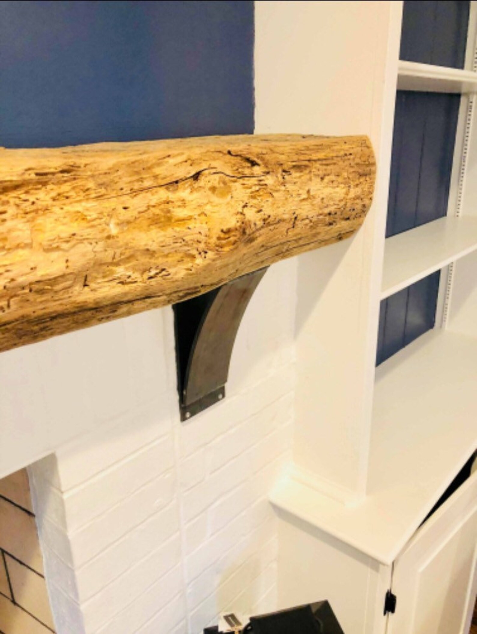 4 Inch Wide Rustic Mantel Bracket SOLD INDIVIDUALLY Steel Etsy