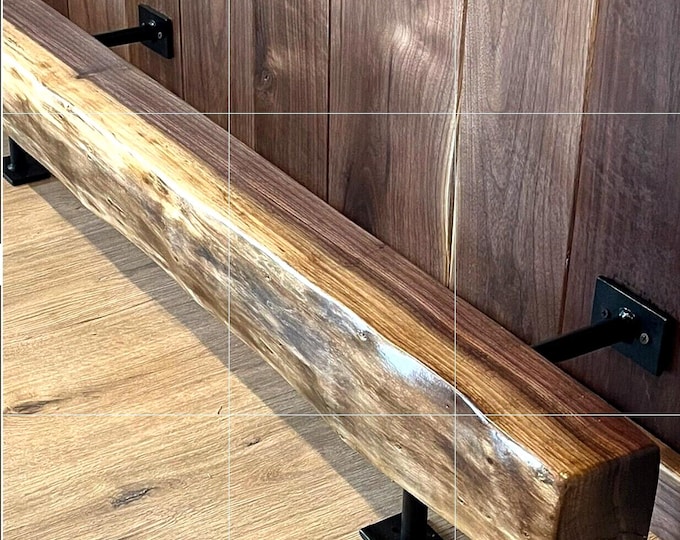 Versatile Foot Rail Bar Bracket | Floor & Wall Mount | Multiple Finishes
