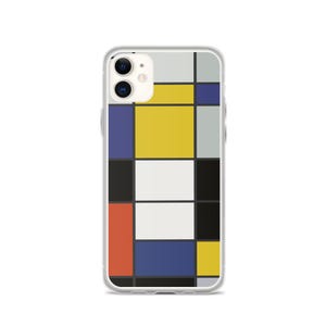 Piet Mondrian Composition II iPhone Case