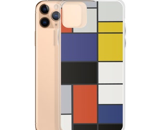 Mondrian Iphone Case Etsy