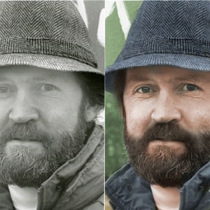 Photograph Restoration and Colorizing Black and White to Color Old Photo Retouching