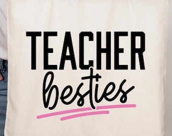 SVG para equipo de profesores / Camisetas a juego para profesores / SVG divertido para mejores amigas profesoras / Archivo Cricut para la vuelta al cole / Diseño para equipo de profesores