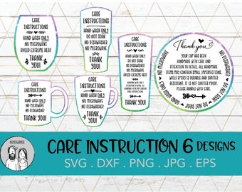 Download Free Tumbler Care Svg Etsy SVG Cut Files