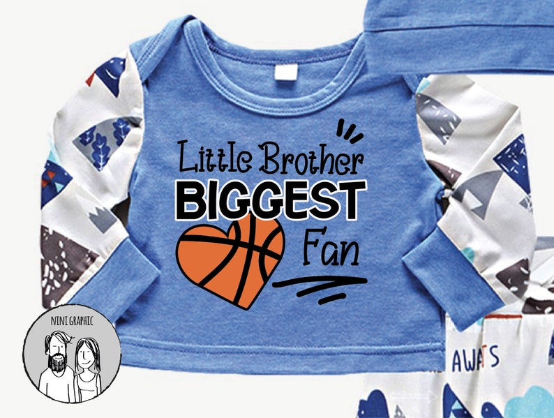 Dxf EPS Png Jpg svg cut file cricut Boy basketball SVG Little Brother Biggest Fan svg Basketball SVG silhouette cameo Basketball Mom