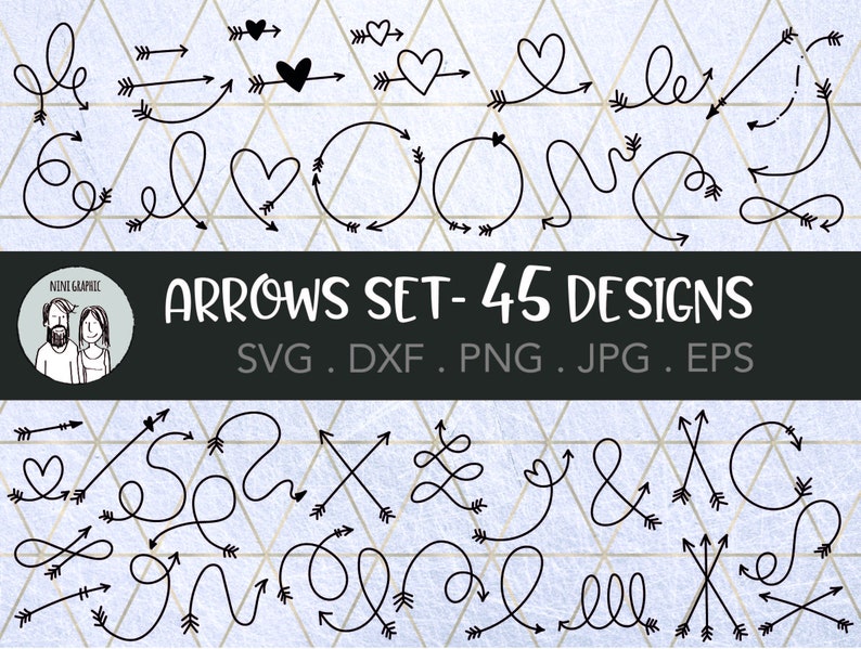 Download 45 Arrow SVG Bundle Arrows Svg Arrow Clipart Arrow Clip ...