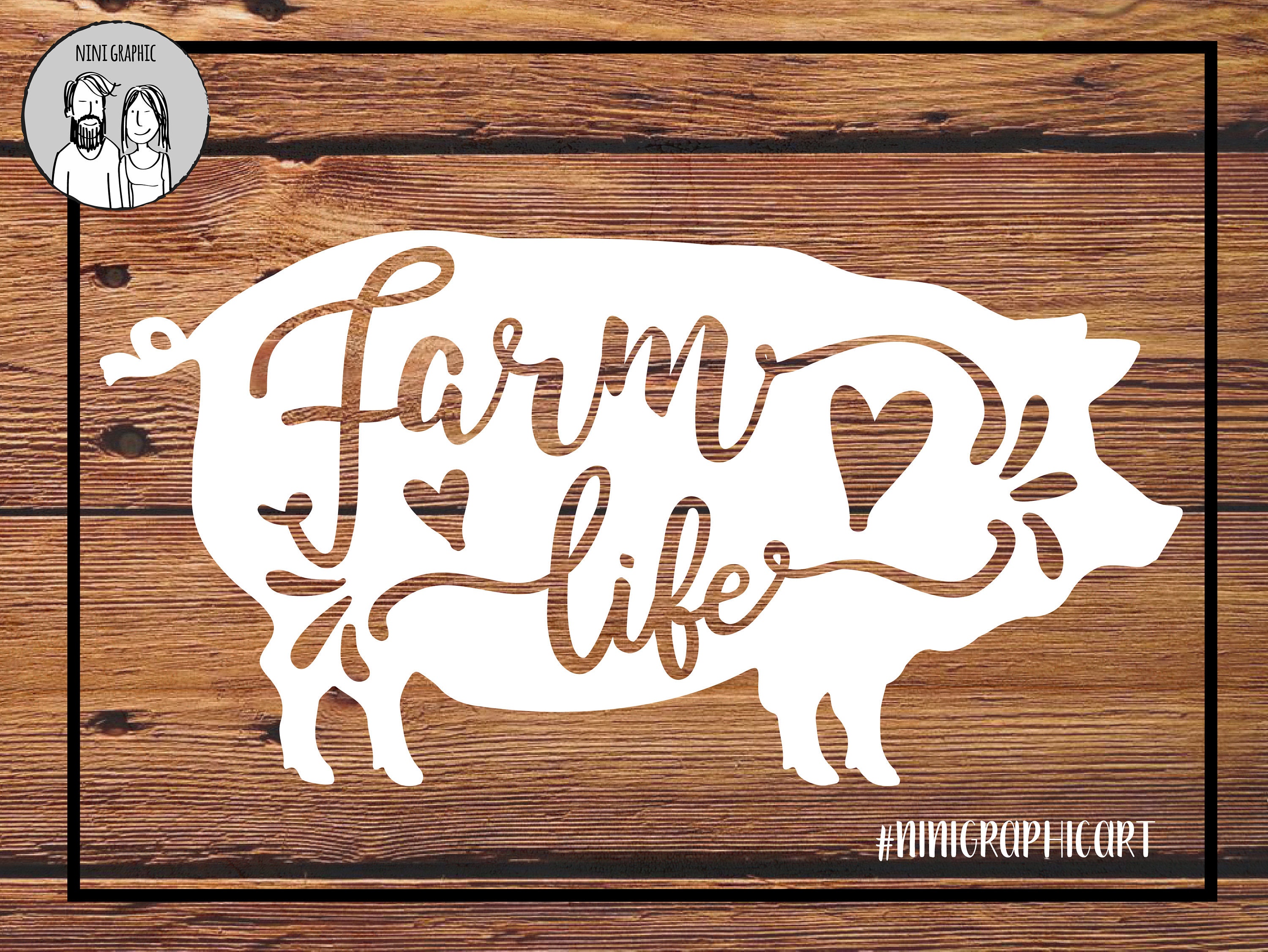 Download Life is better with a pig svg dxf file instant download | Etsy