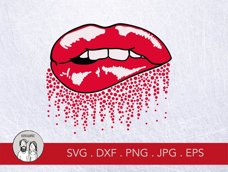 Free Free 217 Dripping Lips Free Biting Lip Svg SVG PNG EPS DXF File