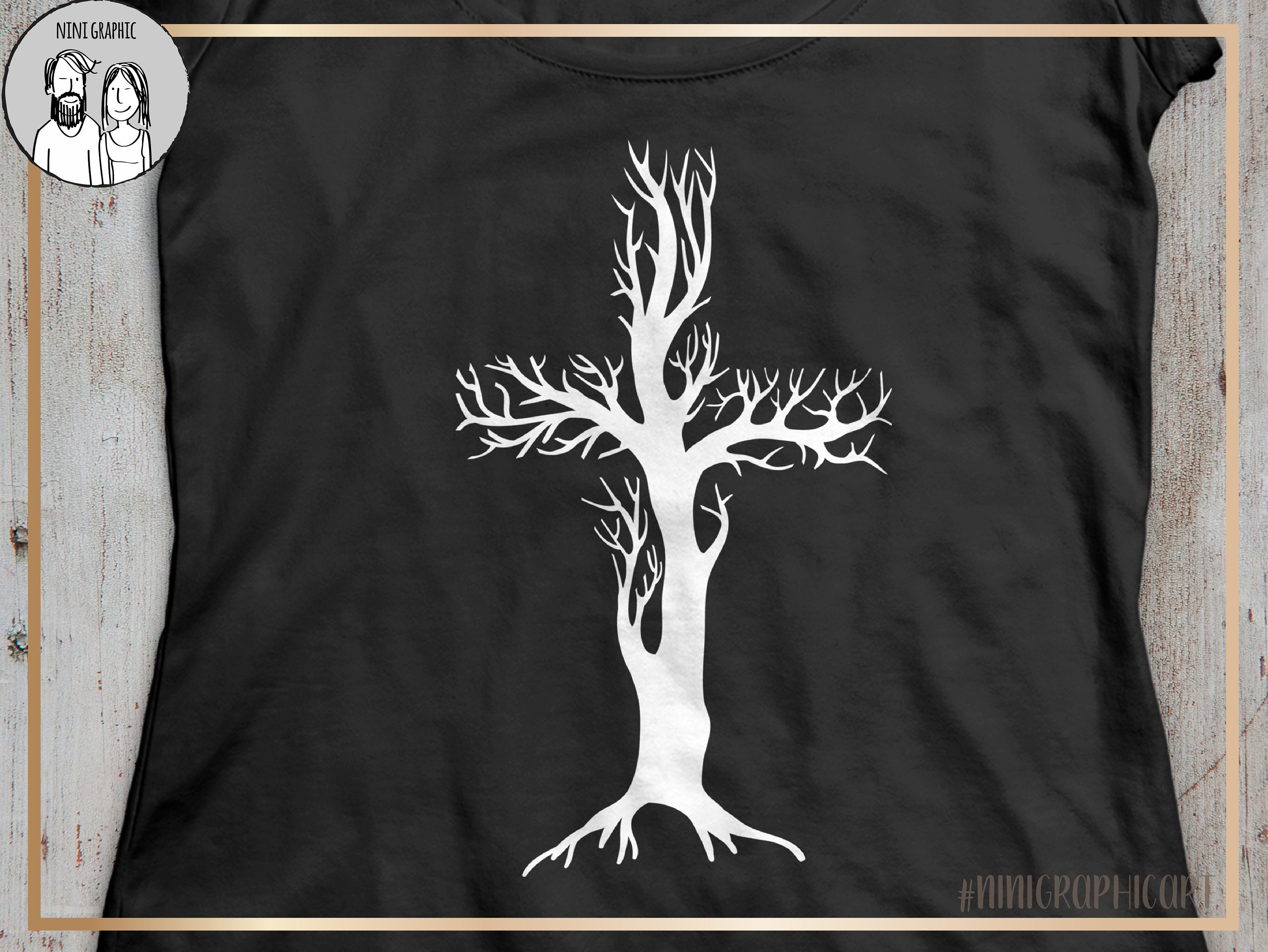 Cross Tree Svg Religious Svg Tree Cross Easter Svg Family - Etsy