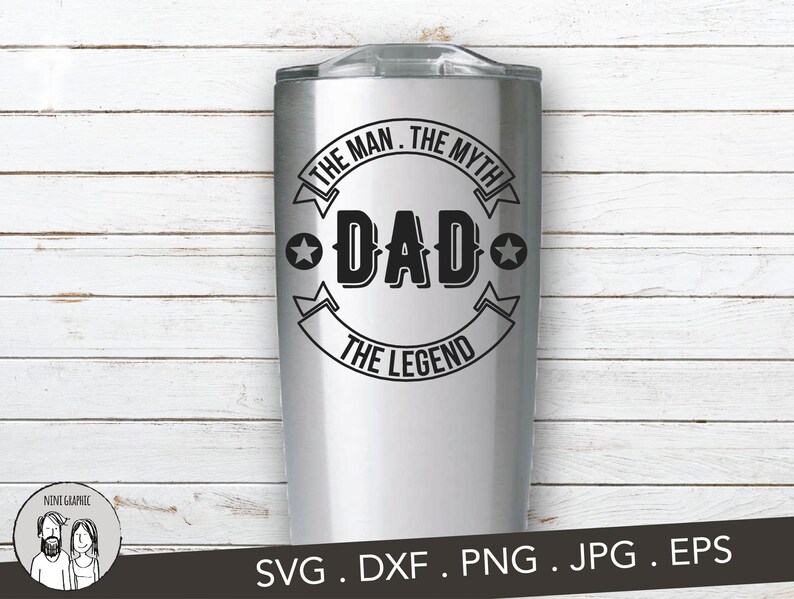 Download Dad The Man The Myth The Legend Father's Day New Dad SVG | Etsy