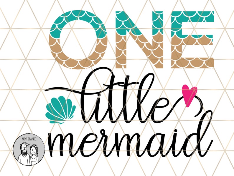 Download Clip Art Cricut Silhouette Cut File 1 Birthday Svg One Little Mermaid Svg Birthday Girl Svg First Birthday Svg Birthday Svg Mermaid Birthday Art Collectibles