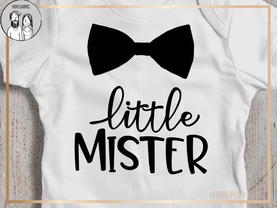 Download Little Mister Svg Little Mr Svg File Little Brother Svg Bow Etsy