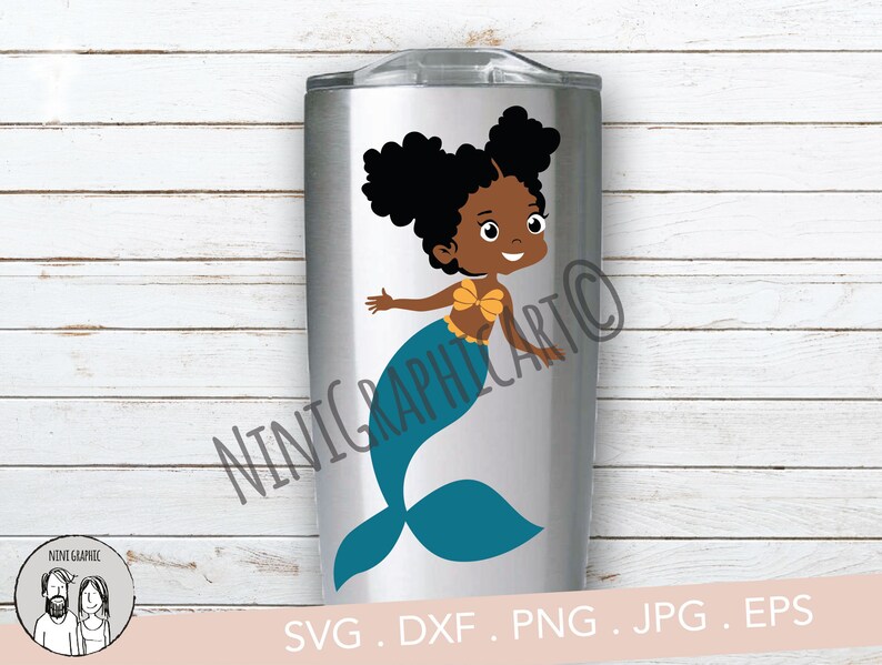Free Free 175 Afro Black Mermaid Svg SVG PNG EPS DXF File