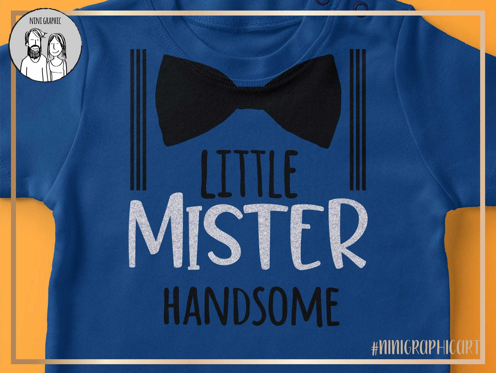 Little Mister Handsome Svg Mr Handsome Svg Baby Boy Svg Boy Etsy