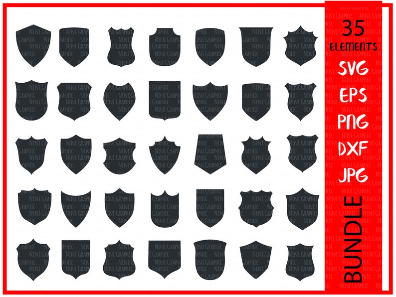 Download Shield SVG Cut Files Badge SVG-Label svg-frame SVG Cut | Etsy