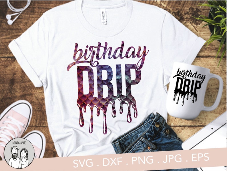 Download Birthday Drip SVG File Melanin SVG File Afro Queen ...