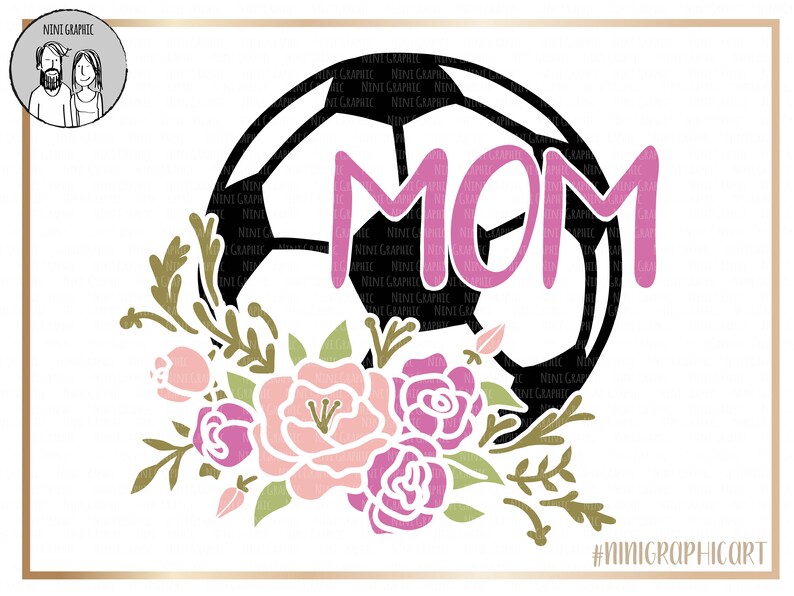 High school Svg Soccer Mom Floral SVG floral decal Sport mom svg Soccer SVG Highschool Svg Soccer mom SVG cheer mom baseball mom svg