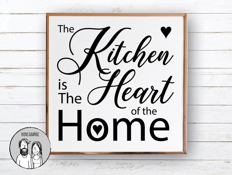 Download Family Farmhouse Sign Svg Png Kitchen Sign Kitchen Svg Cameo Silhouette Cricut Kitchen Is The Heart Of The Home Dfx Modern Farmhouse Clip Art Art Collectibles 330 Co Il