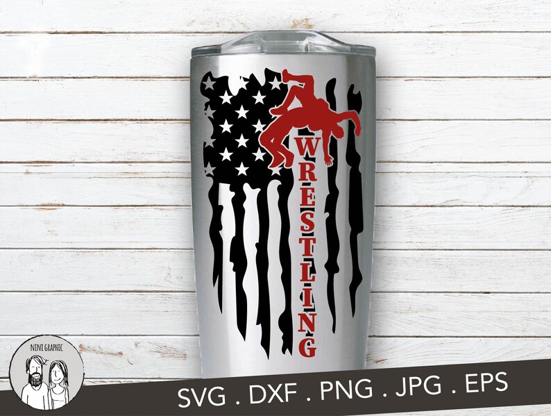 Download Wrestling svg Distressed American Flag svg Wrestling svg ...